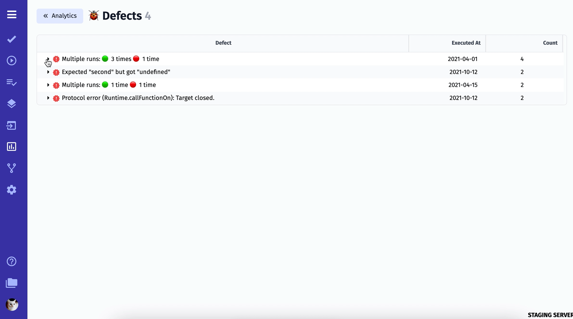 Defects Board Refactoring